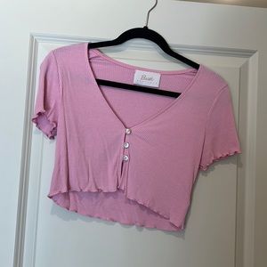 Blush Boutique crop top